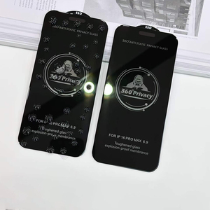 อุปกรณ์ป้องกันหน้าจอกระจกเทมเปอร์ป้องกันลายนิ้วมือสำหรับ <span class=keywords><strong>iPhone</strong></span> 12 MINI 5.4/12 6.1/12 Pro 6.1/12 6.1เพื่อความเป็นส่วนตัวป้องกันการสอดแนม - Product Image 4