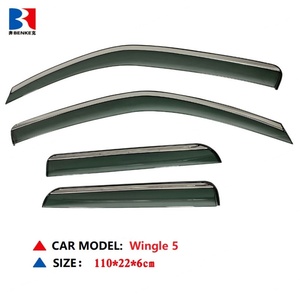 Déflecteurs de Vitres Latérales pour GREAT WALL WINGLE STEED 5 2009+ - Pare-Pluie et Pare-Vent pour Portières - Product Image 2