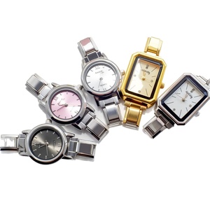Hot Selling <strong>Women's</strong> Vintage Square Plate Quartz <strong>Watch</strong> All-Match DIY Modular Bracelet <strong>Set</strong> European American Style Wholesale - Product Image 5