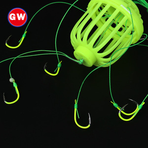 Guangwei Set de Pesca para Carpa Plateada y Carpa Cabeza Grande, Jaula de Cebo Fluorescente, Anzuelo de Explosión, Plomos de Pesca, Uso Oceánico - Product Image 1