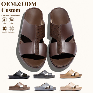 SHIKOL – Chaussures pour hommes en cuir véritable faites à la main, vente en gros personnalisée, pour Thobe, sandales traditionnelles du Golfe, chaussures de Dubaï, style arabe - Product Image 2