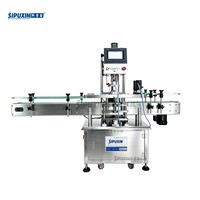 Machine de capsulage automatique linéaire électrique SIPUXIN, nouvelle machine de scellage de bouchons, machine d'alimentation des bouchons pour bouteilles en plastique/papier/bois