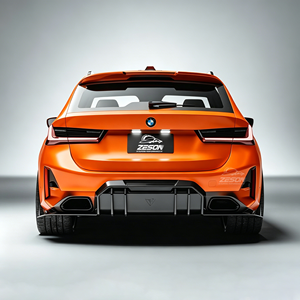 5 Piezas de Difusor Trasero Estilo FD de Fibra de Carbono con Divisores para <span class=keywords><strong>BMW</strong></span> G20 G28 <span class=keywords><strong>LCI</strong></span> 330i M340i <span class=keywords><strong>2023</strong></span>-2026, Kit de Carrocería con Divisor de Parachoques Trasero - Product Image 6