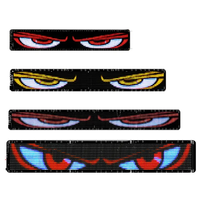 Panneau d'affichage pour voiture Led Eyes Sign Led Écran programmable App Control Led Panel Display Boards Flex Led Screen for Car Truck