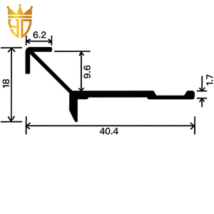 Vente chaude <span class=keywords><strong>4mm</strong></span>/8mm bande décorative en aluminium coin intérieur en métal ligne extérieure pour 12mm panneau mural décoration de meubles - Product Image 5