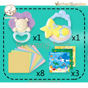 Vente en gros de jouets éducatifs en peluche pour nouveau-né Boîte à mouchoirs <span class=keywords><strong>Livre</strong></span> en tissu doux Jouet sensoriel magique d'apprentissage précoce - Product Image 4