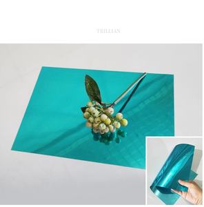 Alfombra de Polietileno para Pasillo de Boda, Alfombra Decorativa de Espejo para Boda, Alfombra Reflectante Plateada Brillante Tipo Río, Decoración para Boda - Product Image 3