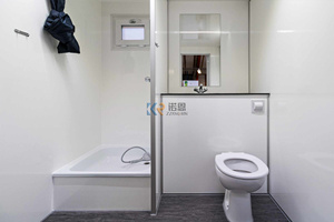 Baño Portátil Móvil Prefabricado de Lujo Personalizado, Remolque de Baño VIP con Ducha - Product Image 4