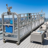 Plateforme de nettoyage de fenêtres suspendue électrique en aluminium Zlp800 Zlp630 pour haute altitude, facile à utiliser et sécurisée