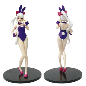 Figura de <span class=keywords><strong>Anime</strong></span> de Chica, Shalltear Bloodfallen, Orejas de Conejo, Estatua de PVC, Linda y Sexy, Decoración de Escritorio, Juguete - Product Image 3