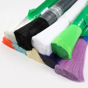 Factory Wholesale Nylon PBT PP Fiber Paint Brush Filament Bristle Plastic Hair raw material for making Brush