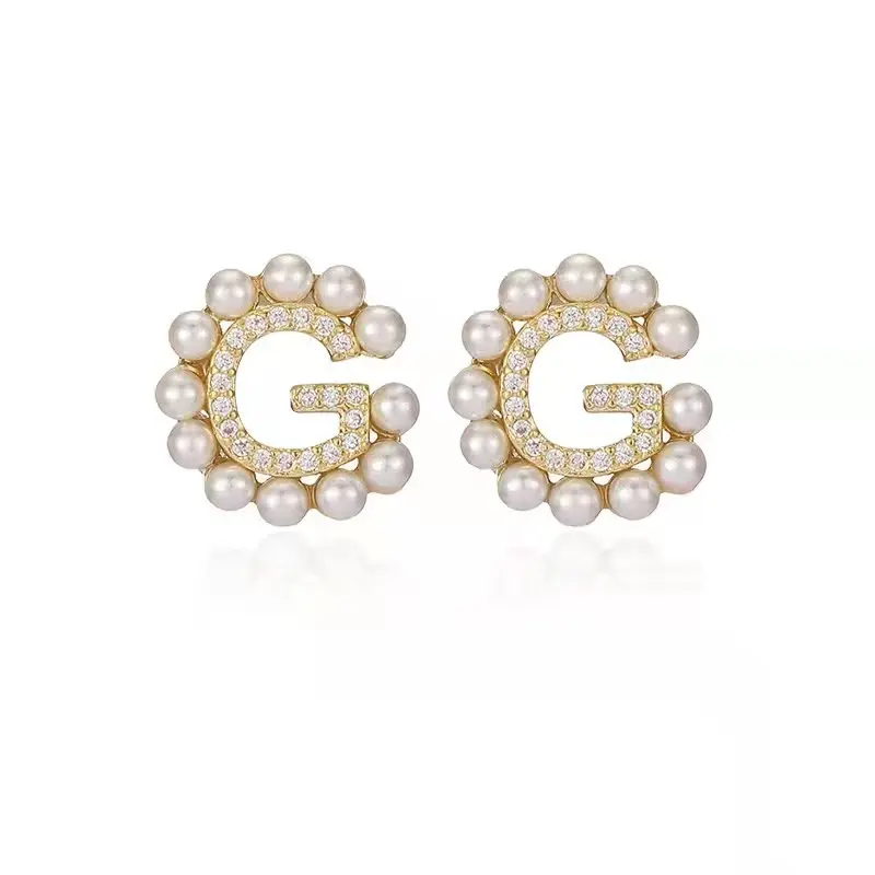 Designer Inspiration Catalogue Luxury G Designer Earrings Necklace Brooches Famous Brand Luxury Jewelry Stud Pearls Earrings