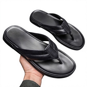 <span class=keywords><strong>Sandalias</strong></span> de <span class=keywords><strong>Cuero</strong></span> Genuino <span class=keywords><strong>para</strong></span> <span class=keywords><strong>Hombre</strong></span>, Chanclas de Verano, Cómodas <span class=keywords><strong>para</strong></span> la Playa - Product Image 1