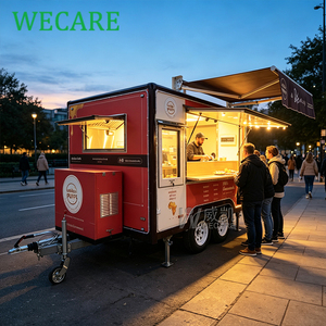 WECARE รถพ่วงขายอาหาร รถขายอาหารริมทาง รถขายน้ำมะนาว รถขายกาแฟ รถขายขนมขบเคี้ยว รถขายเบอร์เกอร์ รถขายชูโรส รถขายทาโก้ รถพ่วงขายอาหารพร้อมอุปกรณ์ครบครัน - Product Image 2