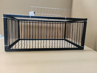 Piège à Pigeons Extérieur Robuste en Fil Métallique, Cage avec Porte Automatique pour Oiseaux, Poulets, Petits Animaux et Animaux Domestiques, Emballé en Boîte