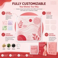 Patch menstruel hydrocolloïde chauffant aux herbes, best-seller |   100% Naturel Pur |   Soulagement des crampes et des douleurs abdominales |   OEM/ODM Marque privée
