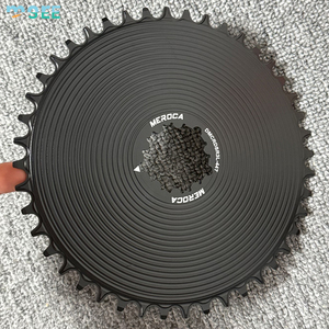 Plateau de pédalier SeeMore personnalisable 8 boulons pour vélo de route, large et étroit 40-48T, compatible <span class=keywords><strong>SRAM</strong></span> Rival Direct Mount - Product Image 6