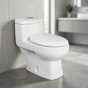 Salle de bain Articles sanitaires occidentaux Water Closet - Western WC Toilet Bowl Pedestal Basin Washdown One-Piece, Nigeria, Twyford, Ghana - Product Image 3