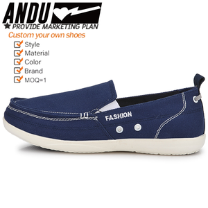 Nouveaux styles toile décontracté sans lacet mocassins hommes mode marche loisirs <span class=keywords><strong>bateau</strong></span> chaussures en plein air nouvel <span class=keywords><strong>homme</strong></span> toile chaussures pour hommes - Product Image 5