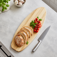 Planche à découper en bambou écologique personnalisée en gros, planche de service pour charcuterie et fromages, idéale pour la maison de plage