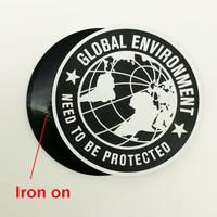 Écusson personnalisé en PVC souple 3d en relief écologique Logo de marque Étiquettes en caoutchouc Écussons en silicone uniformes tactiques