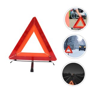 E-MARK approvazione triangolo di avvertimento ad alta riflessione segno di emergenza triangolo di sicurezza stradale triangolo pieghevole per auto