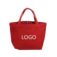Fournitures de maison Sacs fourre-tout en toile et coton Sac à provisions double couture avec logo pour le stockage des légumes et des fruits