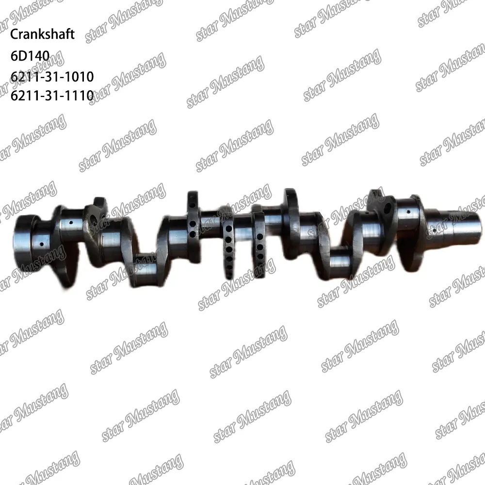 6D140 Crankshaft 6211-31-1010 6211-31-1110 Suitable For Komatsu Engine Parts