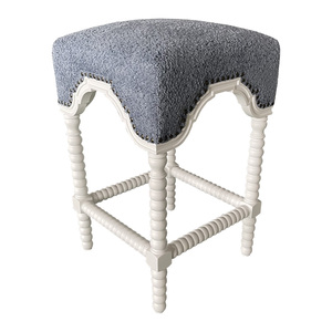 HL592W Style français Hampton ferme <span class=keywords><strong>de</strong></span> luxe Antique en bois massif rembourré canette en bois <span class=keywords><strong>tabouret</strong></span> <span class=keywords><strong>de</strong></span> <span class=keywords><strong>bar</strong></span> carré chaises <span class=keywords><strong>tabouret</strong></span> <span class=keywords><strong>de</strong></span> comptoir - Product Image 3