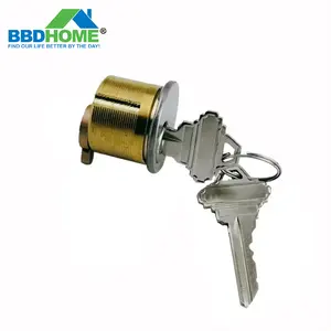 High Quality Solid Brass Mortise Cylinder <strong>Door</strong> Lock with SC1 Keyway for Commercial Storefront <strong>Doors</strong> - Product Image 1