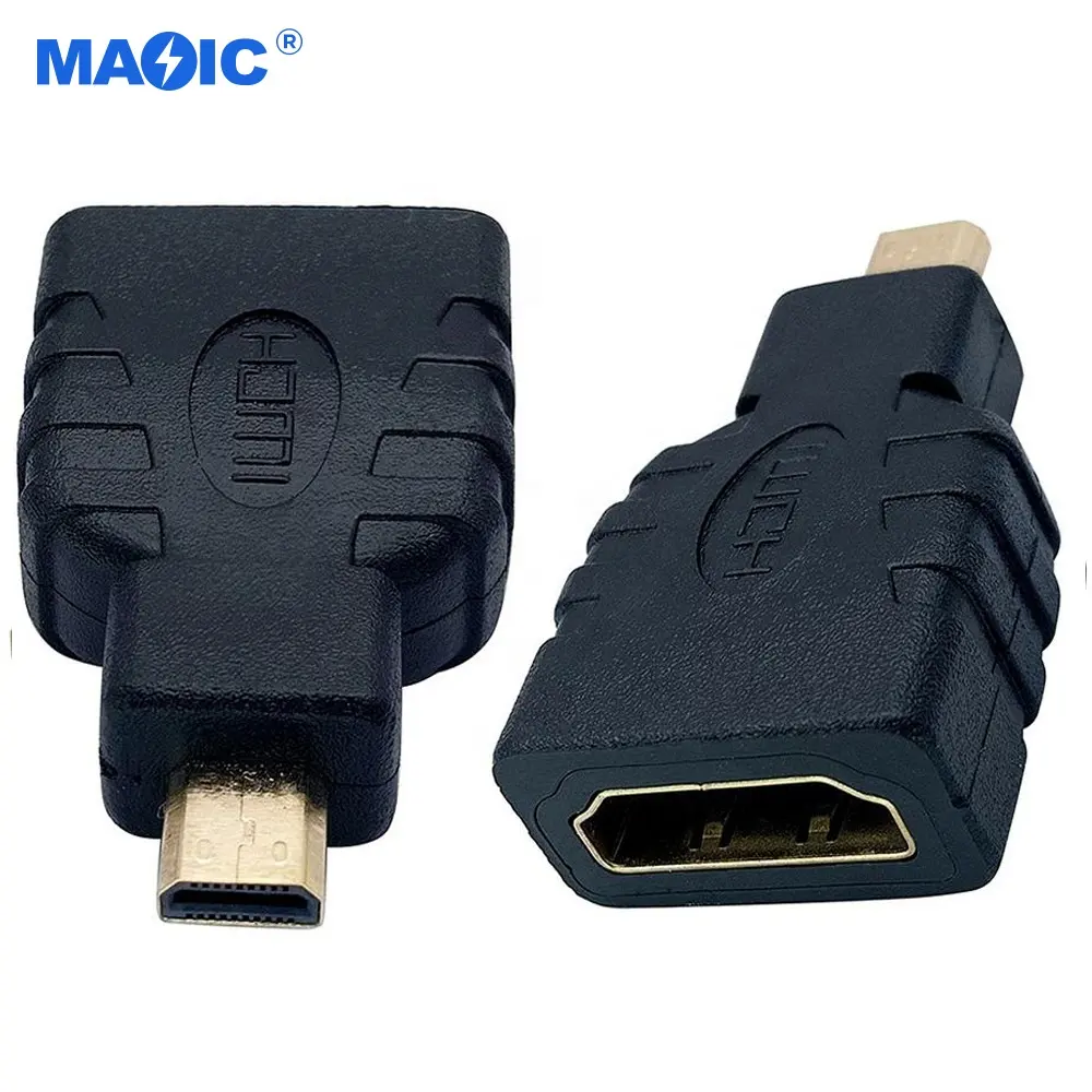 プロモーション高品質マイクロHDMI-HDMIコンバーターME865IT26iHDビデオアダプターポートコンバーターサポート3D