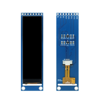 Modul LCD TFT 2,25 inci ST7789 76x284 262K Warna Antarmuka SPI 4-Kabel Konektor 8-Pin Pengontrol Layar IPS Suhu Operasi