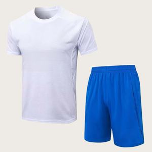 高品質風潮スポーツメンズタイサッカーユニフォーム100％ポリエステル熱転写プリントチーム名番号220gサッカーウェア - Product Image 3