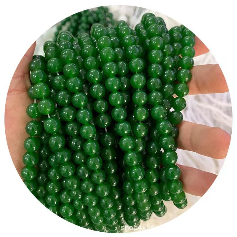 Green Jade 6mm/String