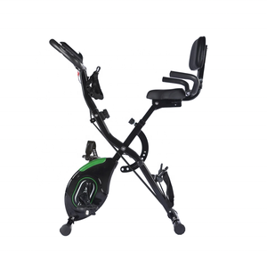 Meilleure vente Gym vélo stationnaire exercice pliant magnétique X Type vélo 1kgs volant d'inertie cardio entraînement Fitness vélo pour intérieur - Product Image 2