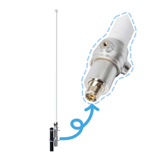 Antenne de base extérieure GMRS GSM 1090 MHz 200 Watts en fibre de verre pour radio mobile - Product Image 1