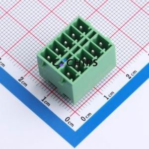 DB2EVHBG-3.5-2*5P-GN Plug-in Terminal Block Through hole,P=3.5mm Connector Board-to-Board / Socket Closed Snap Fixing 2x5P 3.5mm - Product Image 1