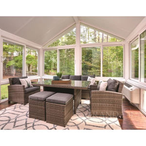 Канада НПВХ настенная крыша, пластик, поликарбонат, круглый австралийский стандарт, готовый алюминиевый корпус, Солнцезащитная комната для четырех сезонов - Product Image 4