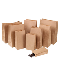 Sac en papier kraft imprimé personnalisé Taiyang 8 #15.5*10*30 marron pour le stockage du pain alimentaire fabriqué en Chine