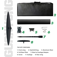 Wingfoil ART v2 1099 High Aspect Hydrofoil Wing Downwinders Pompage d'eau plate et vent léger Wingfoiling Sessions Surf
