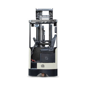 Precio de fábrica Nuevo JEAKUE <span class=keywords><strong>1.6Ton</strong></span> Reach <span class=keywords><strong>Forklift</strong></span> 8 Metros Altura de elevación Tipo sentado Batería de litio Carretilla elevadora eléctrica Reach Truck - Product Image 3