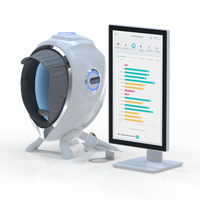 Analyseur de peau intelligent avec scanner facial alimenté par l'IA, écran tactile de 21,5 pouces, stockage en nuage Wi-Fi pour une évaluation cutanée à domicile