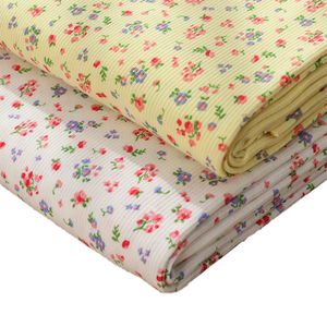 Tela de tejido fino con estampado Floral, Jersey elástico de punto, para coser vestidos o Tops de verano - Product Image 1