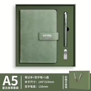 ชุดของขวัญของที่ระลึกพร้อมปากกาและขวดแก้วเก็บความร้อนของขวัญธุรกิจโน้ตบุ๊ค - Product Image 3