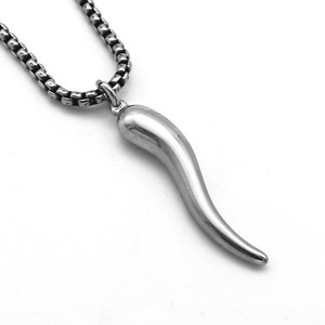 Yunnique – collier avec pendentif en forme de piment, en acier inoxydable, unisexe, style Punk, bijoux à la mode - Product Image 3