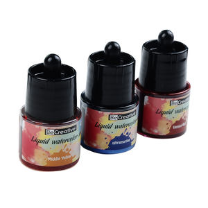 Botella cuentagotas de 45ml, juego de pintura líquida a temperatura de <span class=keywords><strong>acuarela</strong></span> para lienzo de papel, pintura de vidrio - Product Image 2