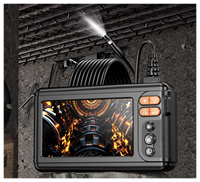 Nouveau boroscope industriel à double objectif de 8 mm avec écran HD IPS de 5 pouces pour l'inspection des climatiseurs, des moteurs de voitures et des conduites