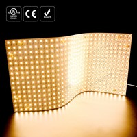 Panneau lumineux LED à 406 LED, panneau LED flexible découpable, matrice LED pour une grande zone d'éclairage, enseignes publicitaires, mur de fond