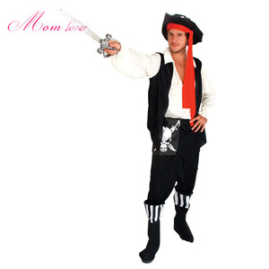 Halloween uniforme fiesta vestido de lujo <span class=keywords><strong>adulto</strong></span> fácil hombre <span class=keywords><strong>pirata</strong></span> <span class=keywords><strong>disfraz</strong></span> para hombres Cosplay - Product Image 4