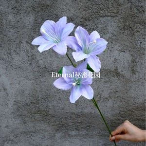 Fleurs artificielles en soie de la série Secret Garden Daylily et Lily, décorations de mariage, accessoires de décoration pour la maison - Product Image 3